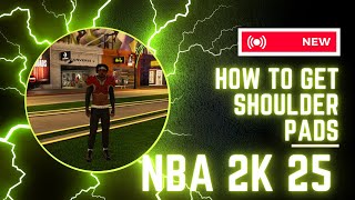 HOW TO GET THE SHOULDERS PADS 2K25 [upl. by Curson]