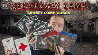 VERY RARE Sleepaway Camp Boxset UKUSA comparison  includes the recalled OOP Red Cross edition [upl. by Berky]