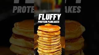 The TASTIEST Fluffy Protein Pancakes 62g Protein Per Serving 🔥🥞 gymfood proteinpancakes [upl. by Imyaj962]