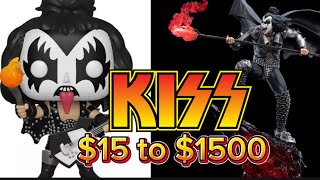 Best Kiss figures and statues for all budgets McFarlane Funko Iron Studios KnuckleBonz Weta [upl. by Constanta]