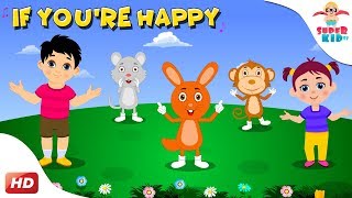 If You Happy and You Know It Clap Your Hands Song with Lyrics [upl. by Yar]