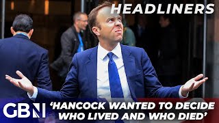 Hancock wanted to decide who should live or die if NHS overwhelmed  The Guardian [upl. by Esirrehc]