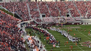 Virginia Tech Enter Sandman Entrance vs Clemson 2024 [upl. by Animlehliw]