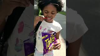 EATING TAKIS for the first time 🥵 [upl. by Novehs]