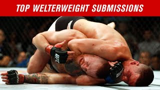 Top 10 Welterweight Submissions in UFC History [upl. by Lamarre]