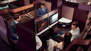 Introducing Qsuite  Qatar Airways New Business Class [upl. by Herates]