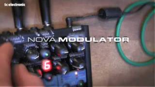 TC Electronic Nova Modulator as a bass pedal [upl. by Prichard]