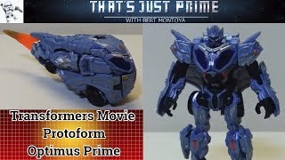 Transformers Movie Protoform Optimus Prime Review quotThats Just Primequot Ep 30 [upl. by Germano]