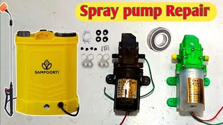 ▶️ Agriculture spray machine pressure problem  spray pump motor repair [upl. by Lav]