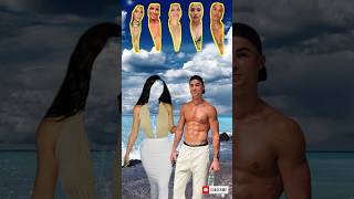 Cristiano Ronaldo amp Kim Kardashian cristianoronaldo kimkardashian DonOmar DanzaKuduro shorts [upl. by Alyt867]