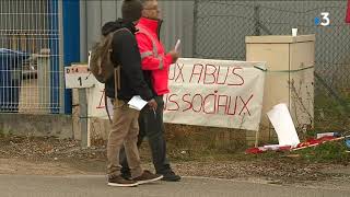 Arbois  débrayage aux Charpentes Industrielles de FrancheComté [upl. by Ciapha]