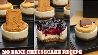 NO BAKE CHEESECAKE RECIPE [upl. by Esnofla]