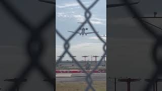 American Eagle CRJ900 landing in McAllen Miller international airport [upl. by Joycelin]