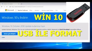 WİN 10 USB İLE FORMAT ATMA DETAYLI [upl. by Sexton]