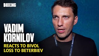 Dmitry Bivol Manager Vadim Kornilov Reacts To Beterbiev Defeat [upl. by Kendrah788]