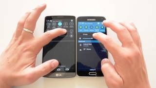 LG G3 vs Samsung Galaxy S5 confronto da TuttoAndro [upl. by Niai]