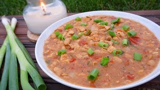 Healthy White Chicken Chili Recipe  Episode 124 [upl. by Akemehc]