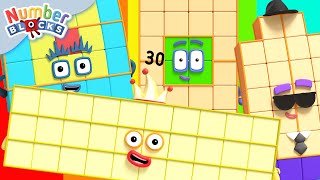 Arrays and Multiplication  Learn to Count  Numberblocks [upl. by Enirrok544]