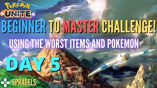 BEGINNER TO MASTER CHALLENGE Using The Worst Pokemon amp Held Items Day 5 [upl. by Sillert]