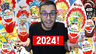 APRO TUTTE LE UOVA DI PASQUA KINDER 2024 [upl. by Ezri]