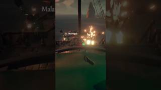 Sea of Thieves Blow Dart Gun Sword Sloop Fight Highlight Funny Cool Clip vivxin [upl. by Ajin]