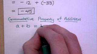 Prealgebra  Part 9 Commutative and Associative Properties of Addition [upl. by Jenica157]