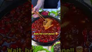 SPICY Szechuan Soup 🤯🌶️ szechuan tripe noodles foodie food streetfood hotpot asianfood [upl. by Eniotna]