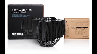 NOCTUA NHD15S CHROMAXBLACK 🎯 CPU Cooler Unboxing and Overview [upl. by Hamian]