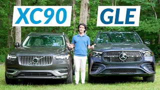 2024 MercedesBenz GLE 450 vs 2023 Volvo XC90 [upl. by Lejna]