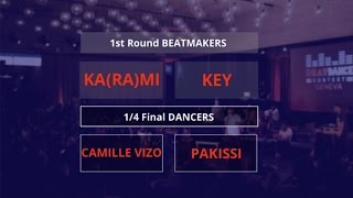 Beatdance Contest 2017 GENEVA  14 final Battle  Camille Vizo vs Pakissi  KARAMi vs KEY [upl. by Gaige]