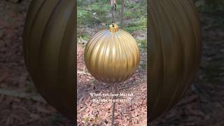 Matte finish DIY Large Christmas Tree Ornament with spray paint christmasornaments christmasdecor [upl. by Aicire825]