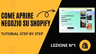 Come Aprire Negozio Shopify  Tutorial Shopify Dropshipping ITA [upl. by Steinberg]