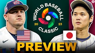 2023 World Baseball Classic Final USA vs Japan GAME PREVIEW  CBS Sports [upl. by Uv]