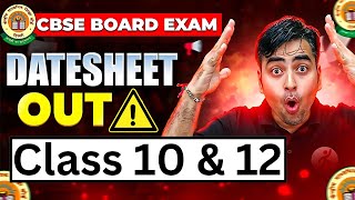 Latest CBSE Datesheet 🔥🔥 Update  Class 10 amp Class 12 🔥🔥Board Practicals [upl. by Atiekan]