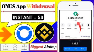 INSTANT 5 PROFIT  Onus App Withdrawal  Onus App live Withdrawal process  Free Future bonus loot🔥 [upl. by Otirecul585]