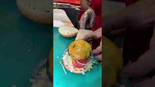 Making Of Beef Burger  Juicy And Full Of Spices  Smoky Beef Burger  Ultimate Food shorts short [upl. by Butterfield]