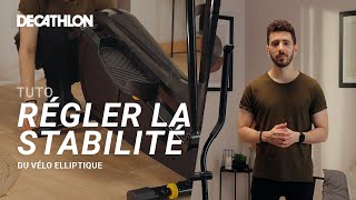 TUTO  Comment bien stabiliser son vélo elliptique  Decathlon [upl. by Pinzler]