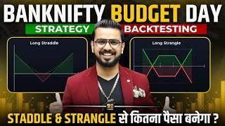 BankNifty Budget Strategy for Option Trading  Straddle amp Strangle Backtesting  ShareMarket [upl. by Nostaw]