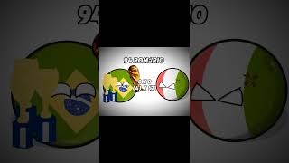 Em 58 foi Pelé countryballs copadomundo penta brasil shorts [upl. by Eevets978]