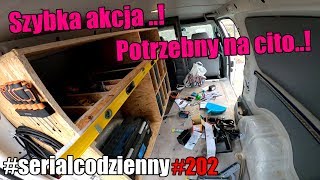 Szybka akcja  Zabudowa na cito serialcodzienny vlogcodzienny budowlańcy [upl. by Ayota]