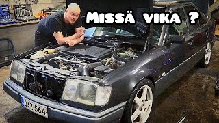 w124 E420 M119 osa 3 kuka arvaa missä vika  Tietäjälle palkinto luvassa mercedesbenz m119 e420 [upl. by Mahtal]