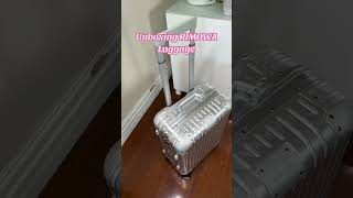 Unboxing RIMOWA Luggage  2024 [upl. by Drusus]