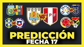 Predicción y Análisis Fecha 17 Eliminatorias Sudamericanas Qatar 2022  Tabla de Posiciones ⚽🏆 [upl. by Grassi]