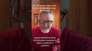 Alex Murdaugh Responds to Gloria Satterfield Lawsuit from Prison alexmurdaugh murdaugh [upl. by Aiyt]