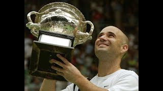 Andre Agassi 8 Grand Slam Championship Points [upl. by Seedman]