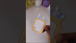 DIY NOTEPADHow to make cute NOTEPADDIY cute Notepadshorts [upl. by Gerti]