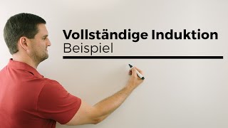 Vollständige Induktion Beispiel was gegen Ende zu tun ist  Mathe by Daniel Jung [upl. by Poore]