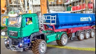 Awesome compilation of RC Trucks and Tractors in 132 scale [upl. by Namar]