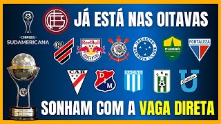 SULAMERICANA  SITUAÃ‡ÃƒO DOS TIMES BRASILEIROS  CONFRONTOS DE MOMENTO DOS PLAYOFFS [upl. by Laicram195]