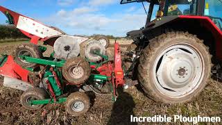 1998 Massey Ferguson 6150 Dynashift 40 Litre 4Cyl Diesel Tractor 95 HP Kverneland Plough [upl. by Conway44]